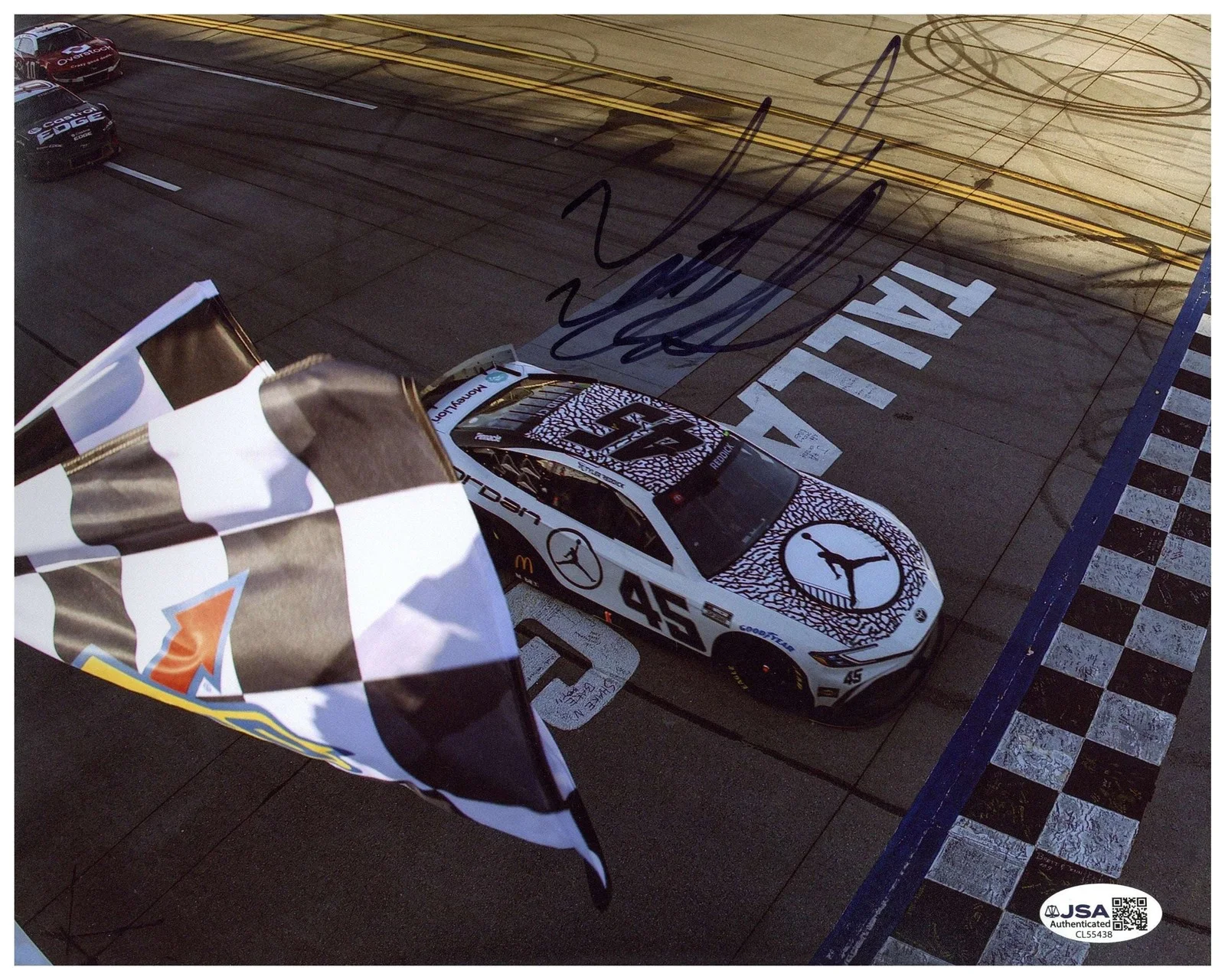 Tyler Reddick Signed 8x10 Photo Nascar Jordan Autographed JSA COA #4, изображение 2