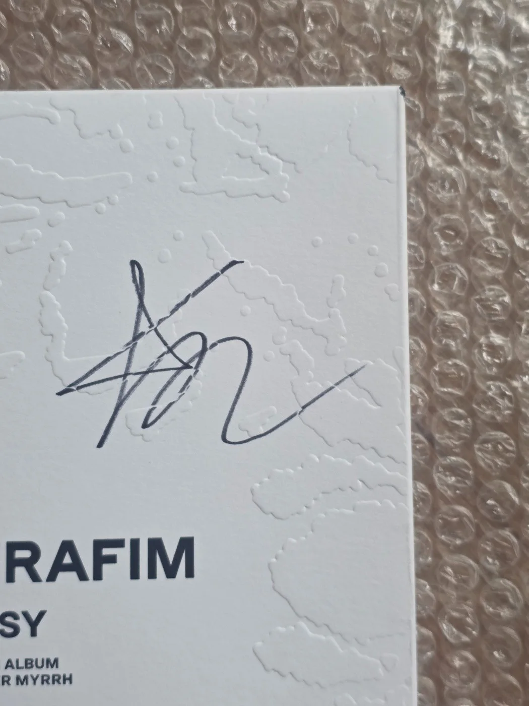 LE SSERAFIM Easy Promo Sticker Album Autographed Hand Signed, изображение 4