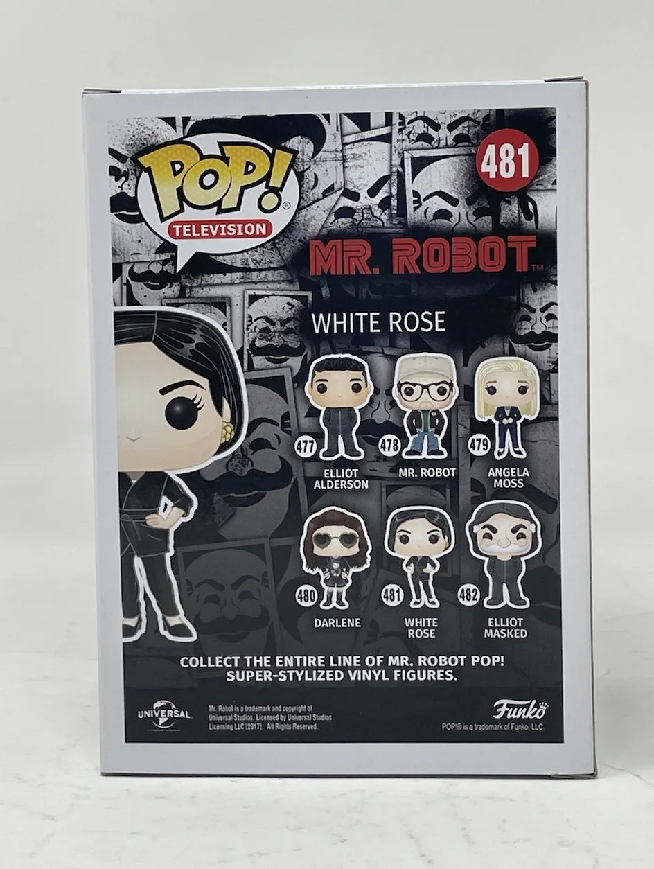 BD Wong — BD Wong Signed Mr. Robot White Rose Funko Pop #481 Autograph Figure Beckett COA, изображение 5
