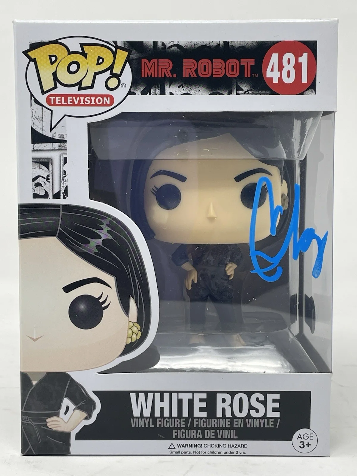 BD Wong — BD Wong Signed Mr. Robot White Rose Funko Pop #481 Autograph Figure Beckett COA, изображение 5