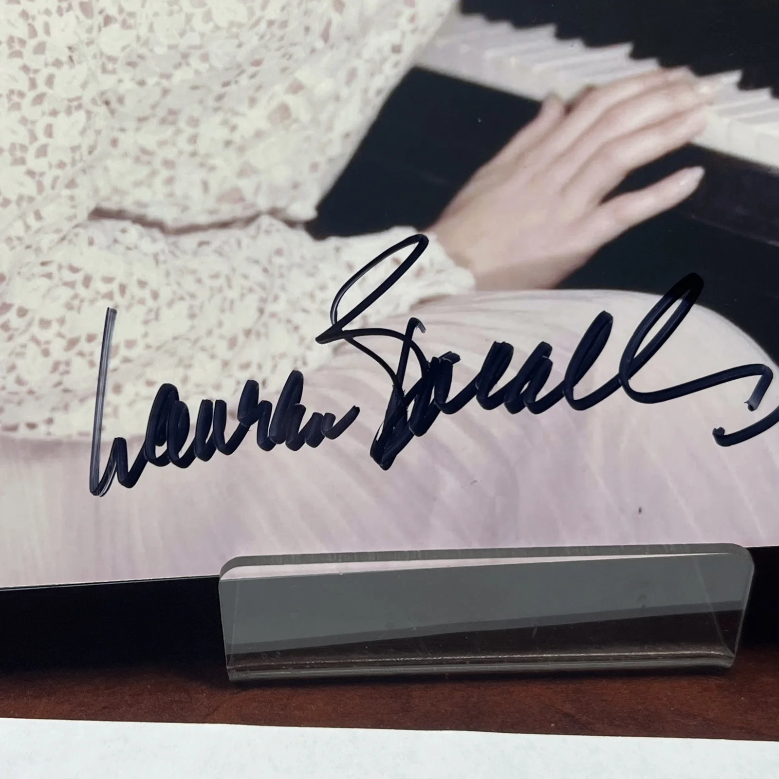 Lauren Bacall Autographed 8x10 Photo Color, image 3