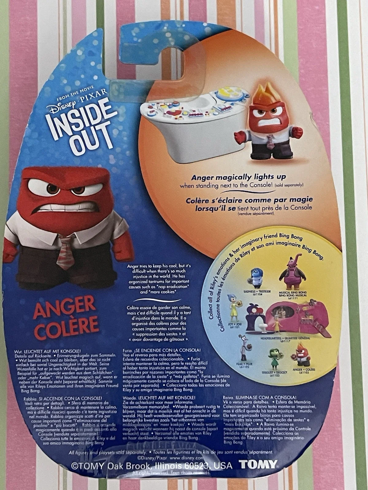 Lewis Black — NIP Lewis Black Comedian Disney Pixar Inside Out ANGER Figure Tomy Mad New, изображение 5
