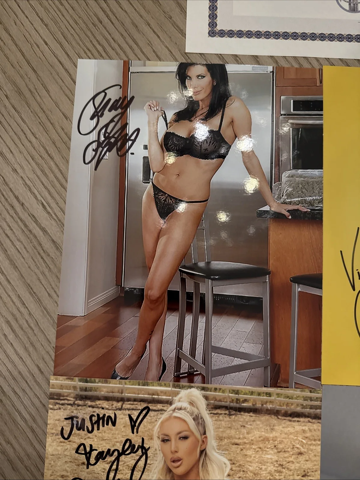 Adult Star Model Signed 8/10 Photo Authentic Autograph COA Lot of 4, изображение 4