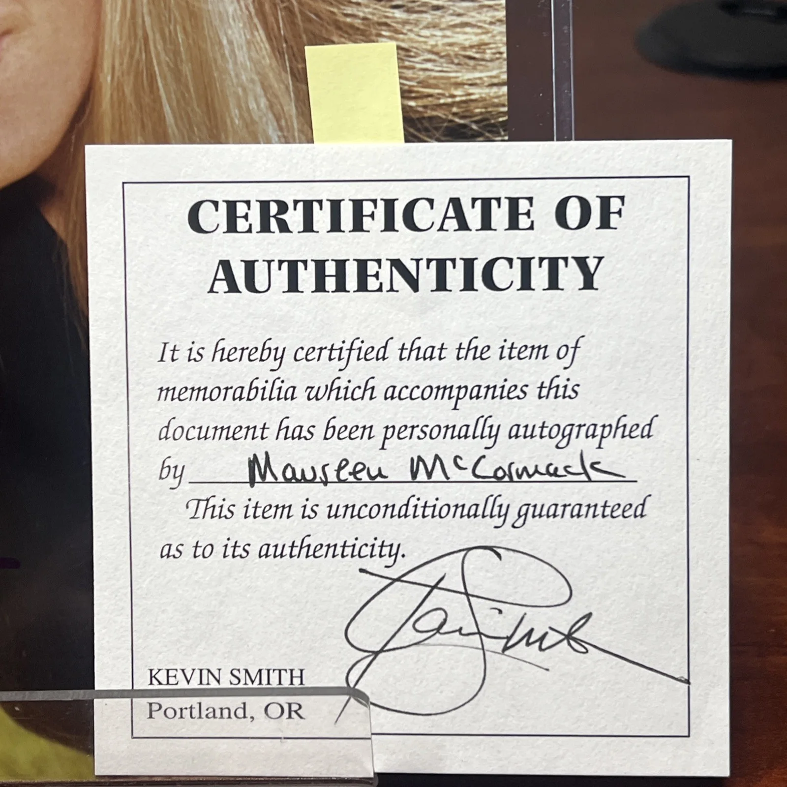 Maureen McCormick — MAUREEN McCORMICK Signed•8X10 Actress *The Brady Bunch* Marcia Brady Do Not Copy, изображение 2