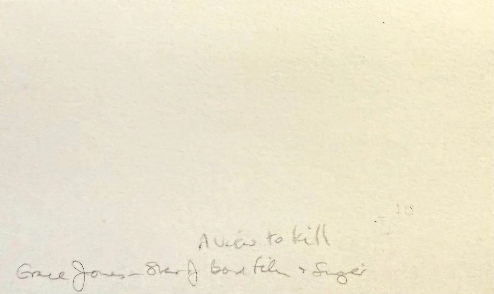 Grace Jones — GRACE JONES Autograph Signed 3x5 CARD A View to a Kill Conan the Destroyer VAMP, изображение 4