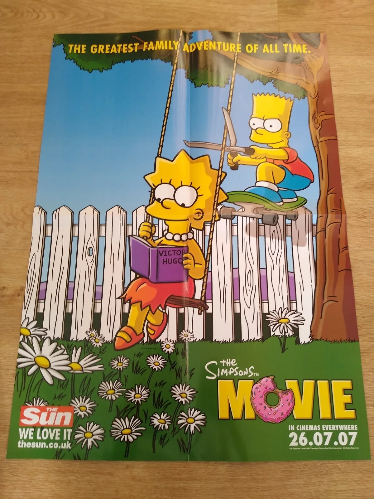 Vintage Simpsons Huge 8-set Poster 2007, image 3