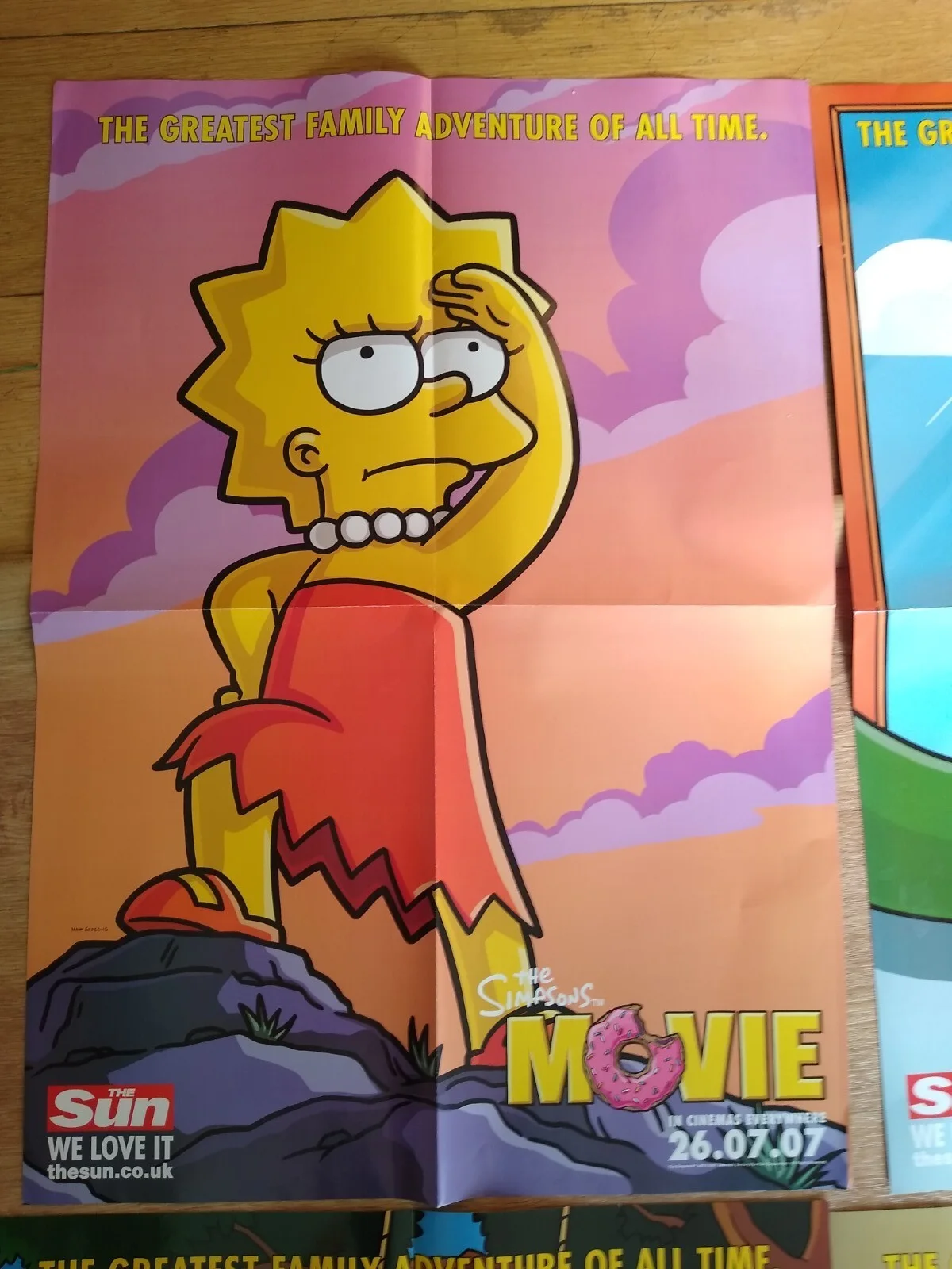 Vintage Simpsons Huge 8-set Poster 2007, image 5