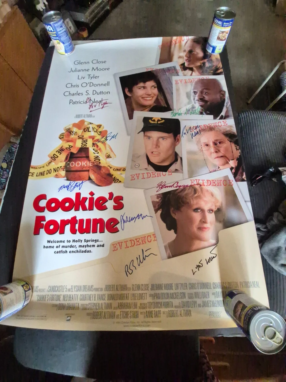 EKIM=INVENTORY — Cookie's FORTUNE--CAST SIGNED MOVIE POSTER-w/COA ekim