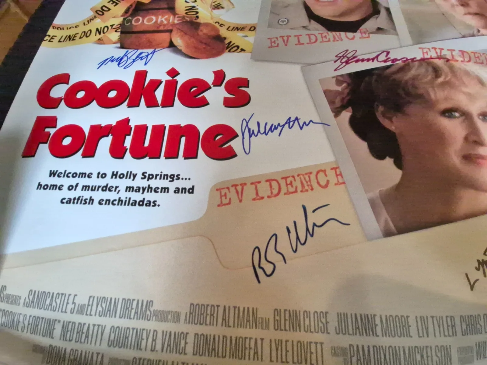 EKIM=INVENTORY — Cookie's FORTUNE--CAST SIGNED MOVIE POSTER-w/COA ekim, изображение 3