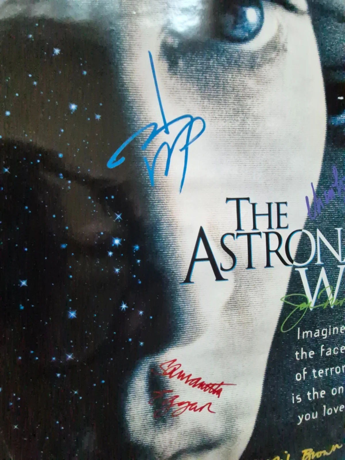 EKIM=INVENTORY — THE ASTRONAUTS WIFE-JOHNNY DEPP-CAST SIGNED MOVIE POSTER-w/COA ekim, изображение 4