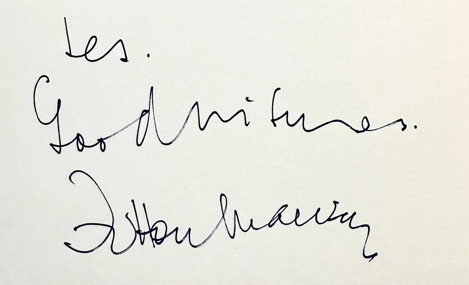 Fulton Mackay — FULTON MACKAY Signed Autographed 3x5 INDEX CARD Fraggle Rock Mess Mates PORRIDGE, изображение 3