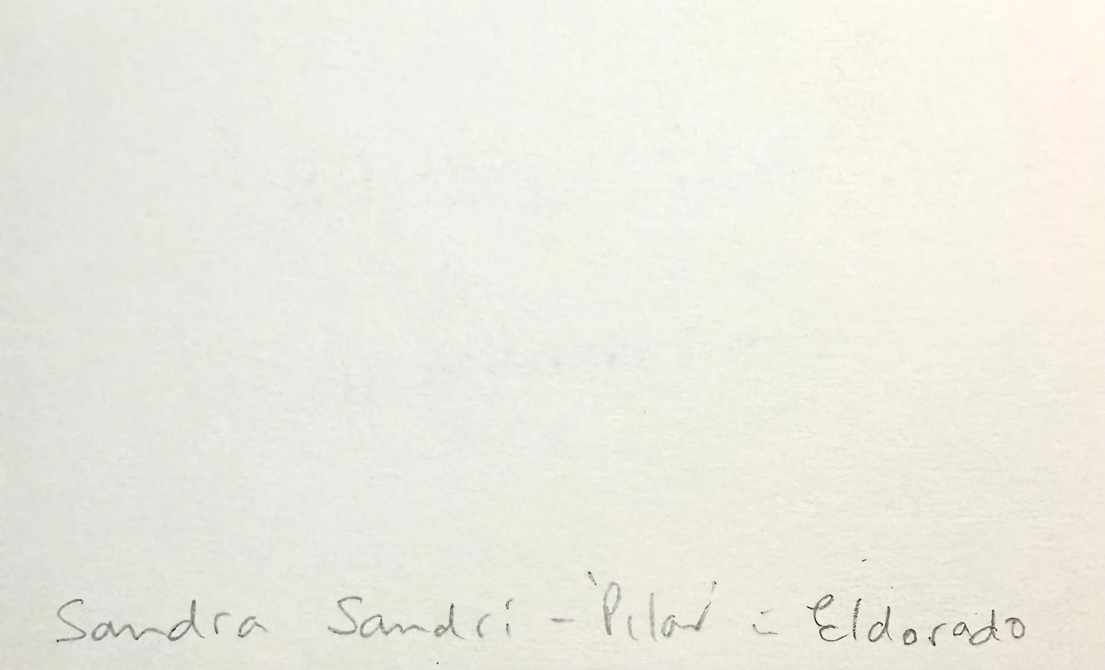 Sandra Sandri — SANDRA SANDRI Signed Autographed 3"x 5" INDEX CARD Eldorado BOOM BOOM, image 4