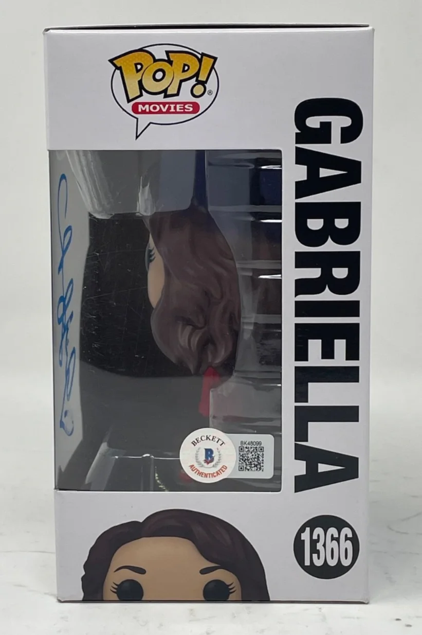 Vanessa Hudgens — Vanessa Hudgens Signed High School Musical Gabriella Funko Pop 1366 Beckett COA, изображение 3