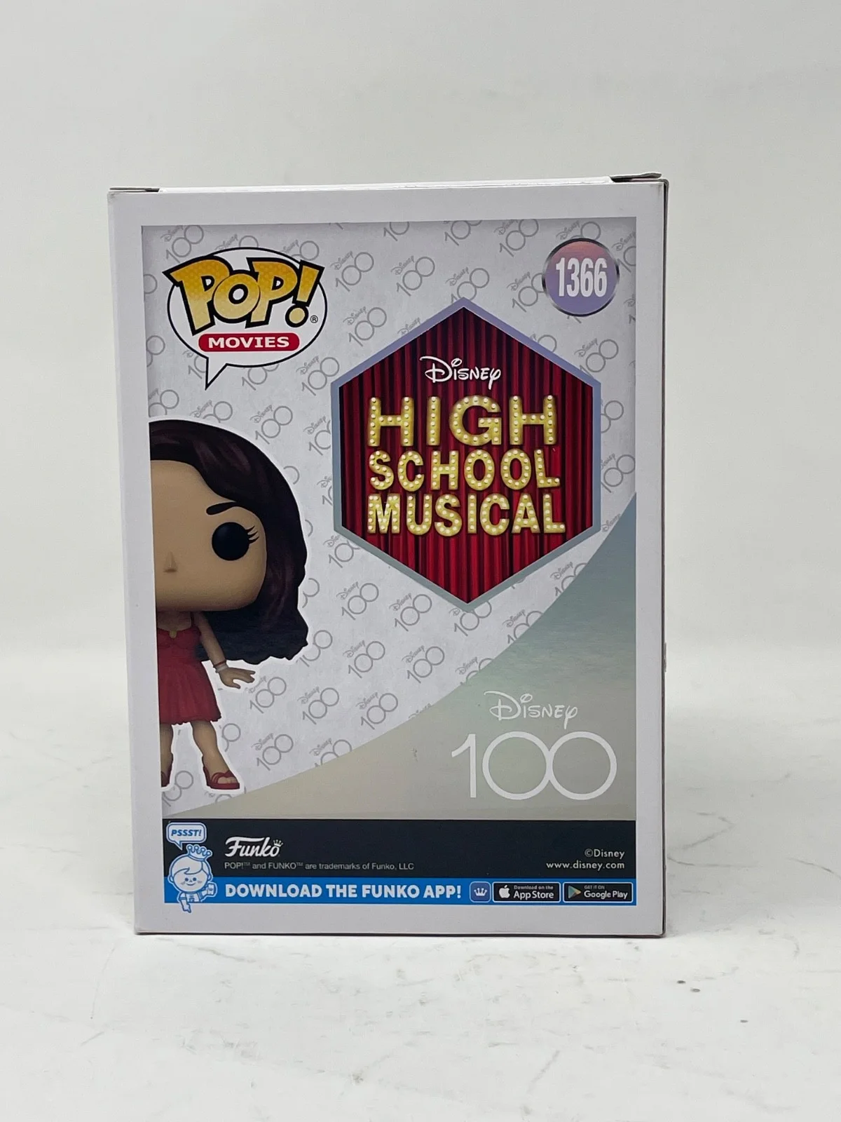 Vanessa Hudgens — Vanessa Hudgens Signed High School Musical Gabriella Funko Pop 1366 Beckett COA, изображение 4