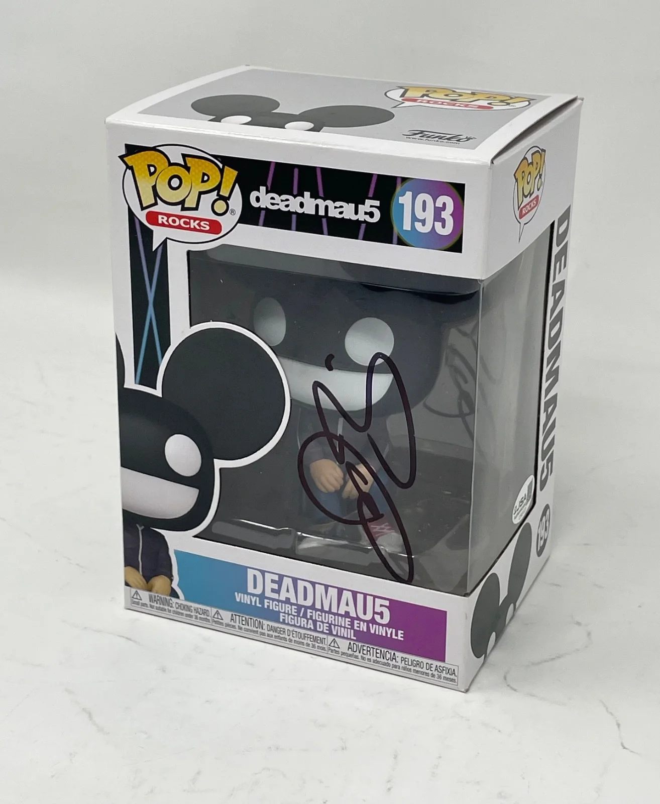 Deadmau5 Signed Autograph Funko Pop Rocks #193 Deadmaus Joel Zimmerman JSA COA, изображение 2