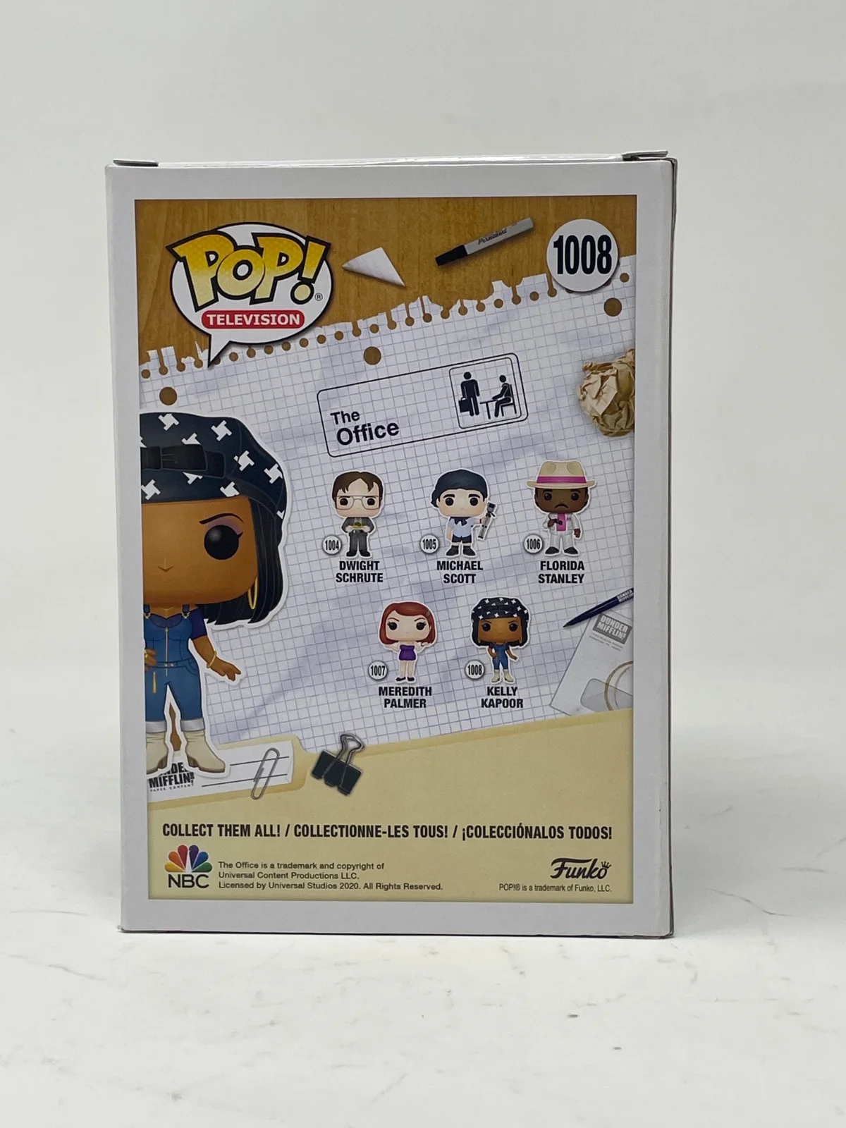Mindy Kaling — Mindy Kaling Signed The Office Kelly Kapoor Funko Pop 1008 Autograph ACOA COA, image 4