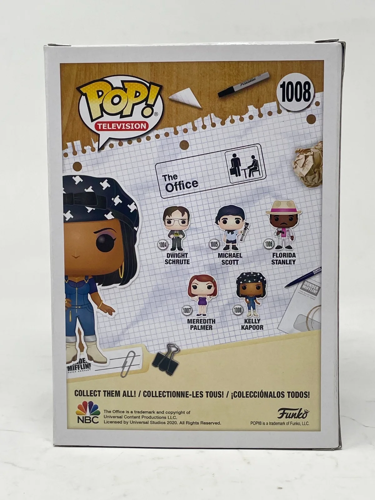 Mindy Kaling — Mindy Kaling Signed The Office Kelly Kapoor Funko Pop 1008 Autograph ACOA COA, image 3