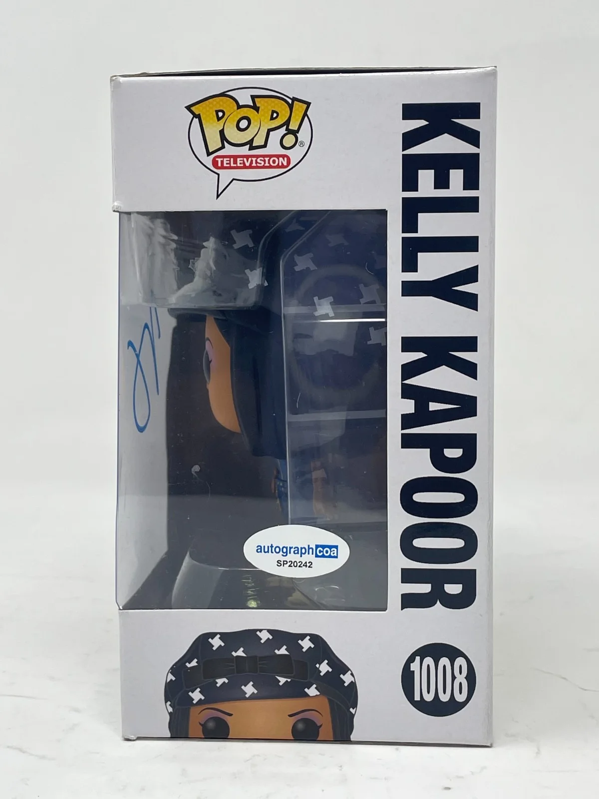 Mindy Kaling — Mindy Kaling Signed The Office Kelly Kapoor Funko Pop 1008 Autograph ACOA COA, image 4