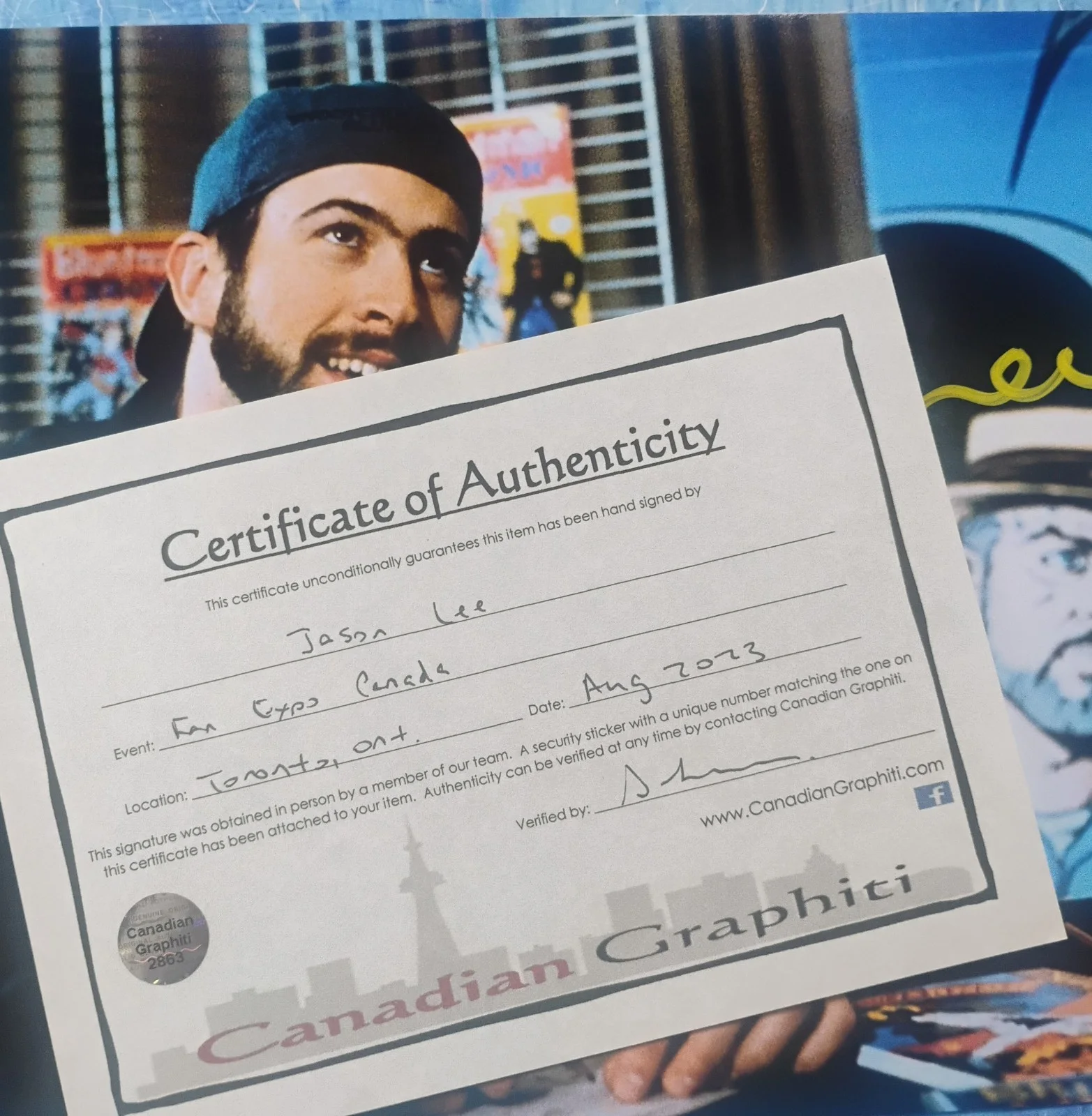 Jason Lee Hand Signed Autograph 8x10 Photo COA Chasing Amy NO US TARIFFS, image 4