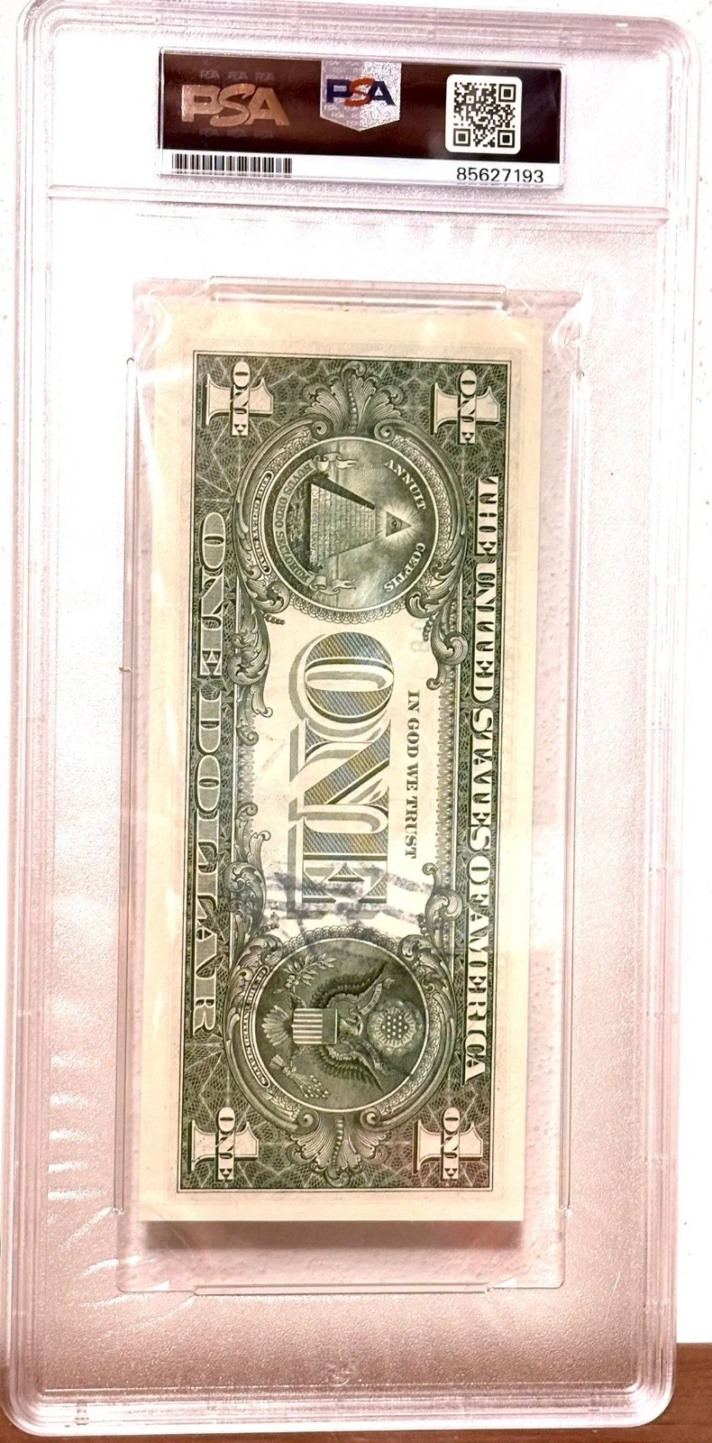 PAUL WALL SIGNED PSA/DNA Auto Slabbed Dollar Bill RAP HIP HOP, image 4