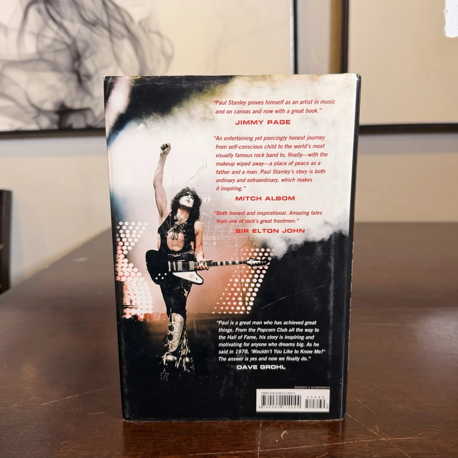 KISS Paul Stanley signed “face the music” hardcover book, изображение 3