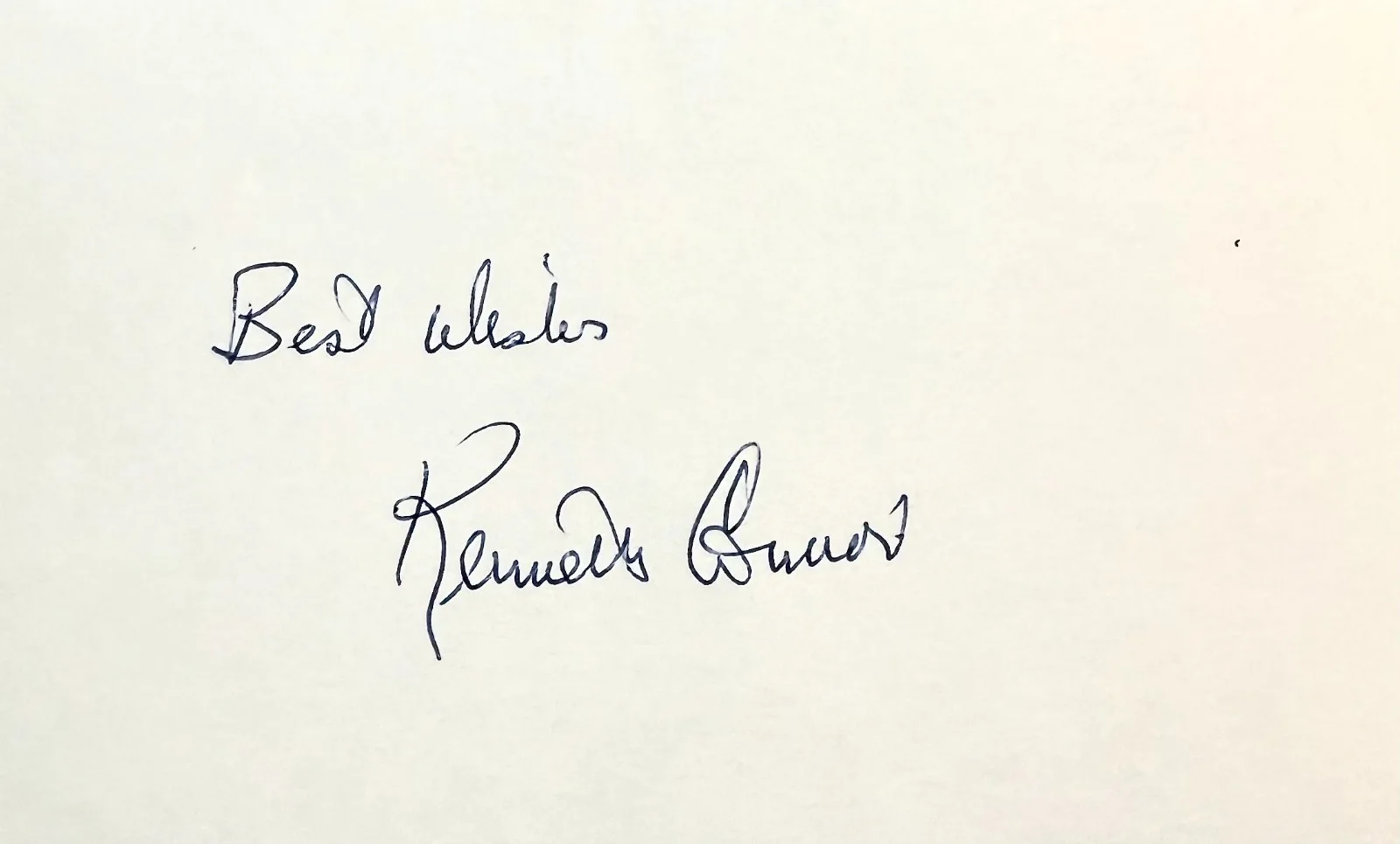 Kenneth Connor — KENNETH CONNOR Signed Autographed 3"x 5" INDEX CARD Carry On Films 'Allo 'Allo!, изображение 3
