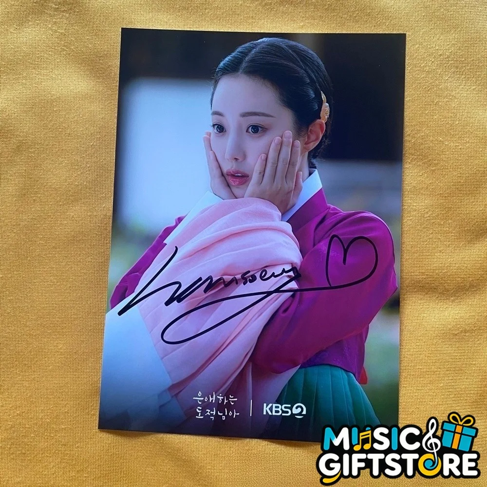 To My Beloved Thief Hong Min Gi Han So Eun Autographed Photo K-Drama 2026 #MUGS, изображение 4