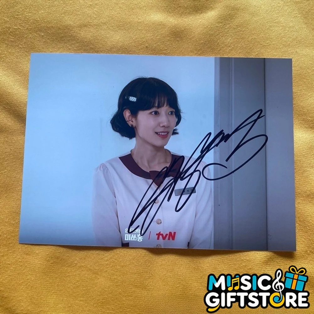 Miss Undercover Boss Park Shin Hye Autographed Photo K-Drama K-POP 4*6 2026 #MUG, изображение 4