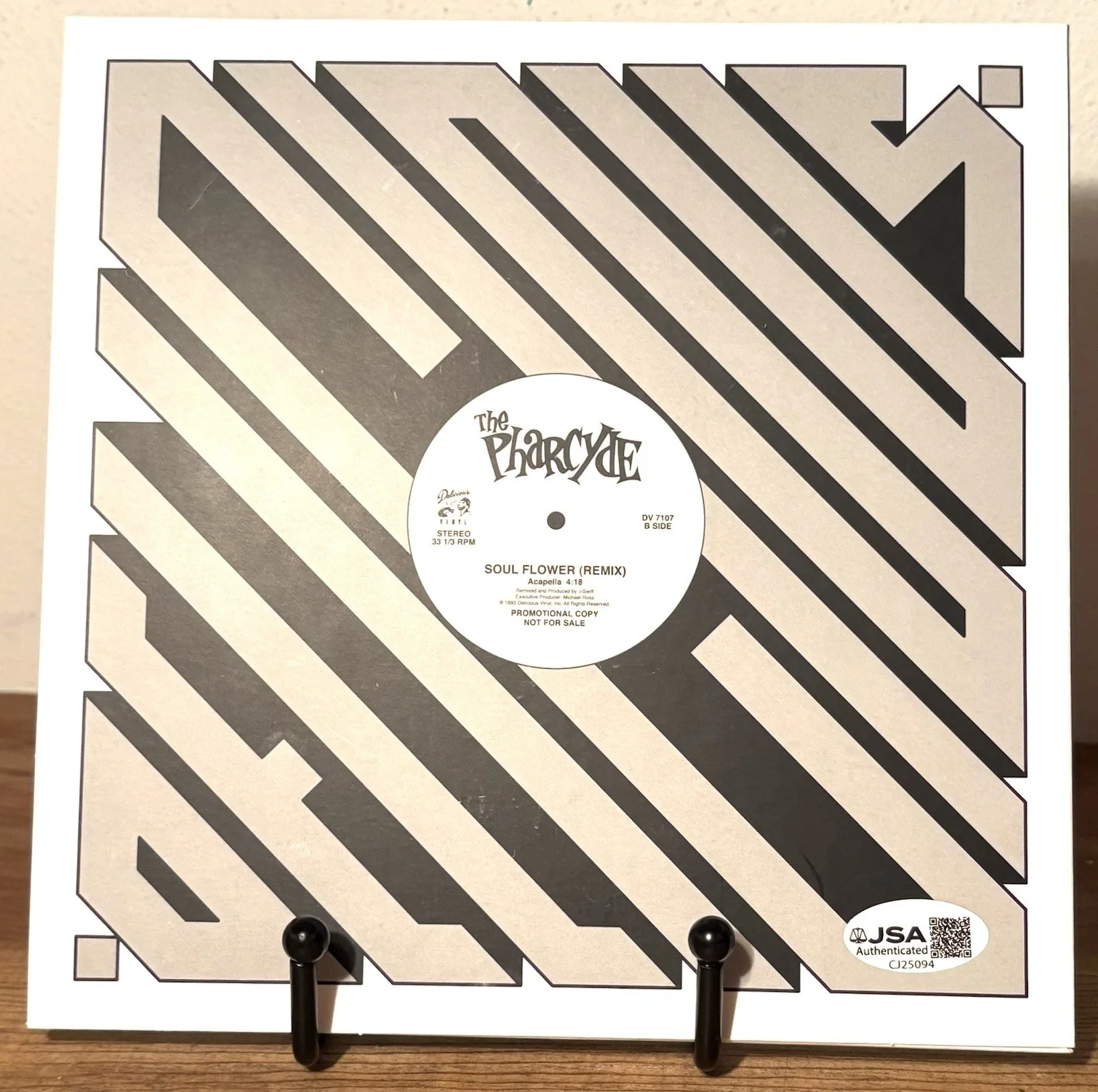THE PHARCYDE SIGNED 7” Vinyl JSA COA Soul Flower Remix Rap Hip Hop, image 2