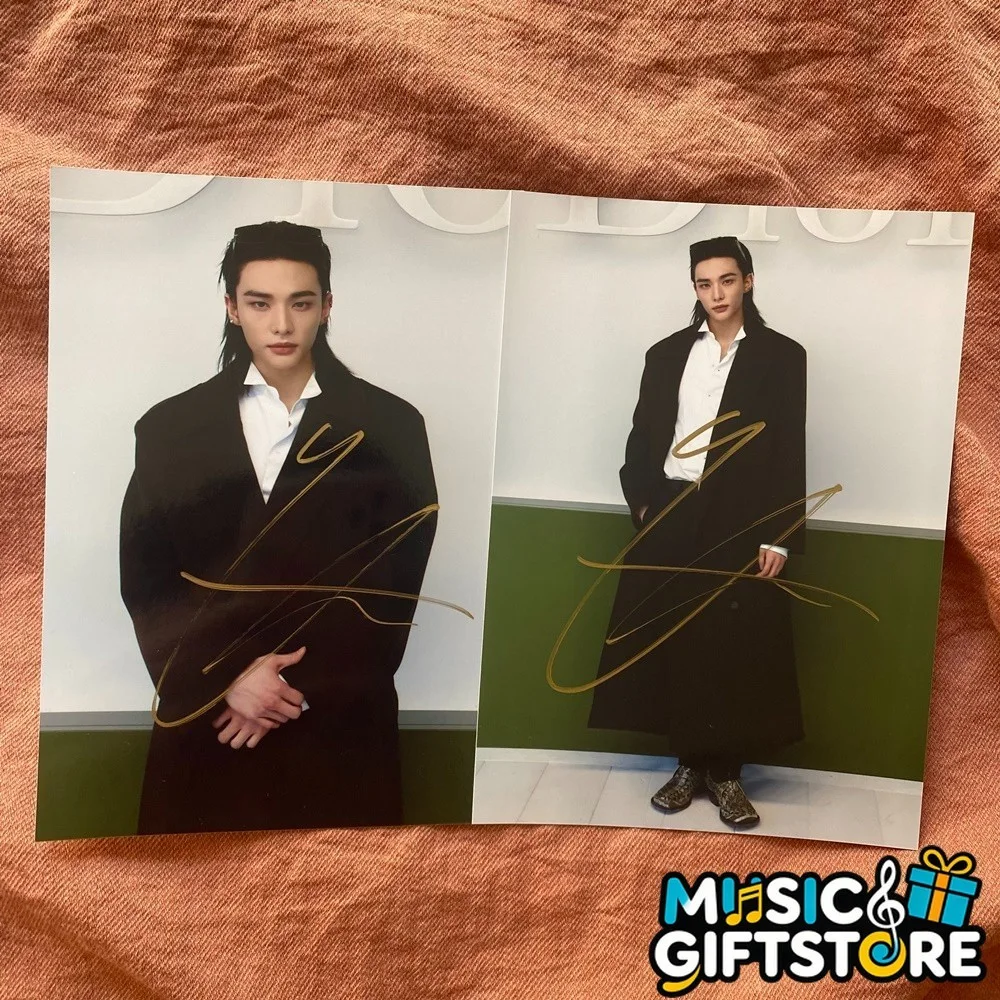 SKZ STRAY KIDS Hwang Hyun-Jin AUTOGRAPHED SIGNED Photo 4*6 K-POP 202601 #MUGS, изображение 2