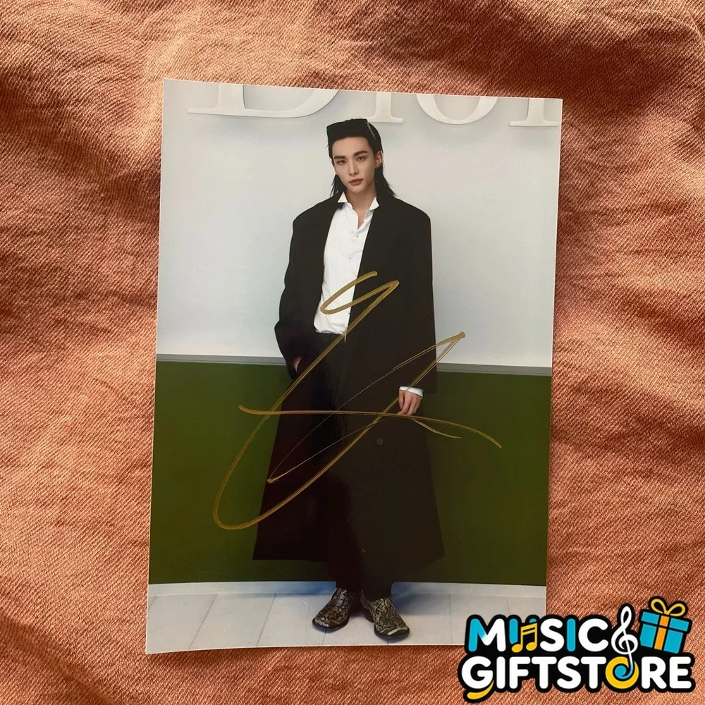 SKZ STRAY KIDS Hwang Hyun-Jin AUTOGRAPHED SIGNED Photo 4*6 K-POP 202601 #MUGS, изображение 3