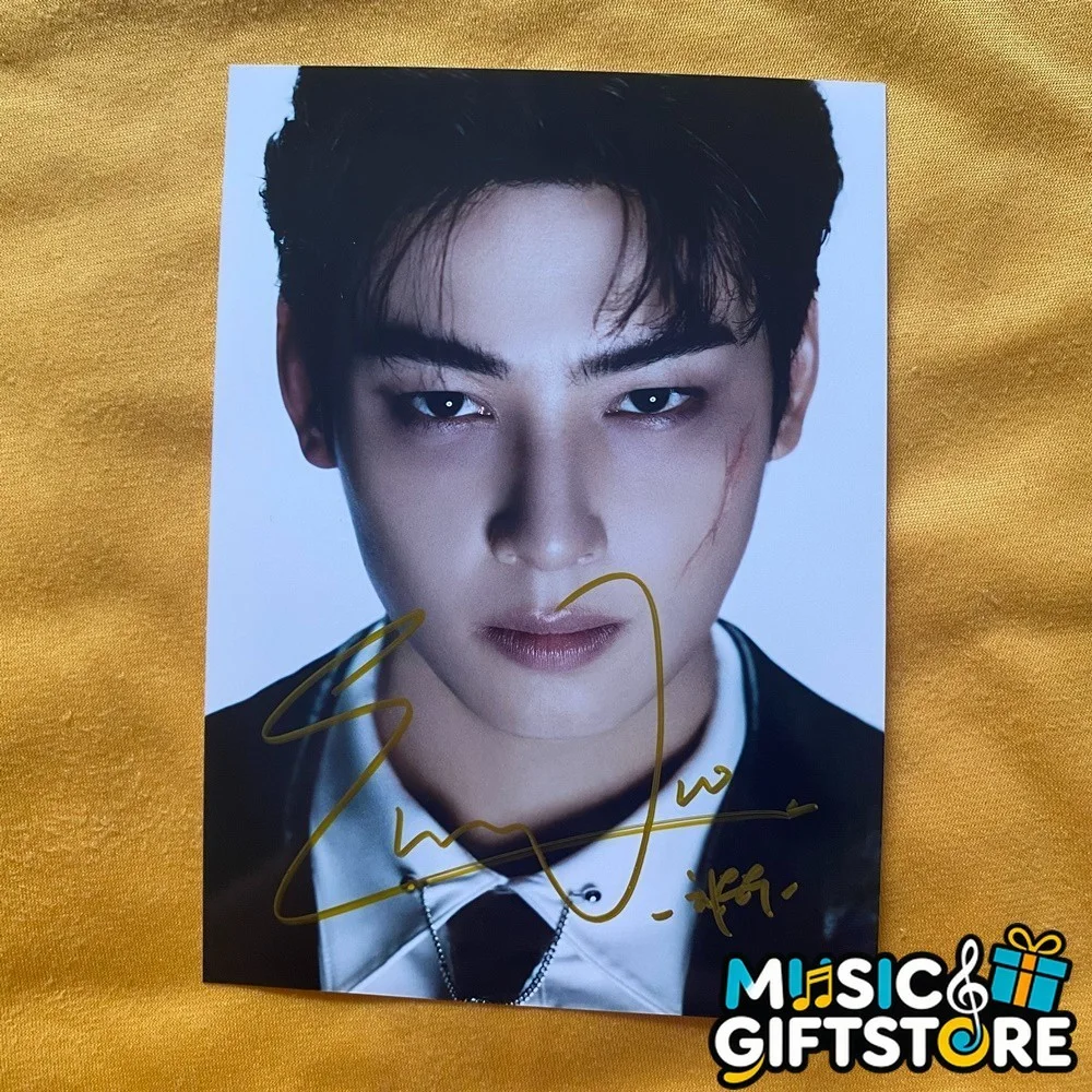 ASTRO Cha EunWoo Autographed Photo ELSE Autographs K-POP Collectibles 202602 #MU, image 4
