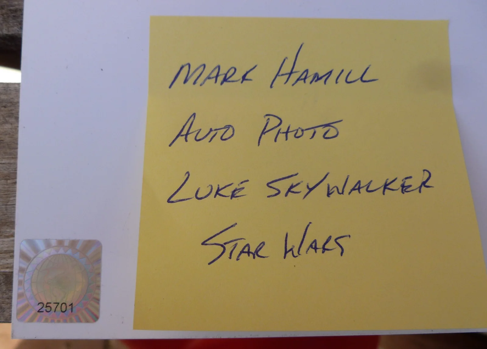 Mark Hamil — Mark Hamil,the Original Star Wars "Luke Skywalker" Signed 8X10 W/Holog., COA, изображение 3