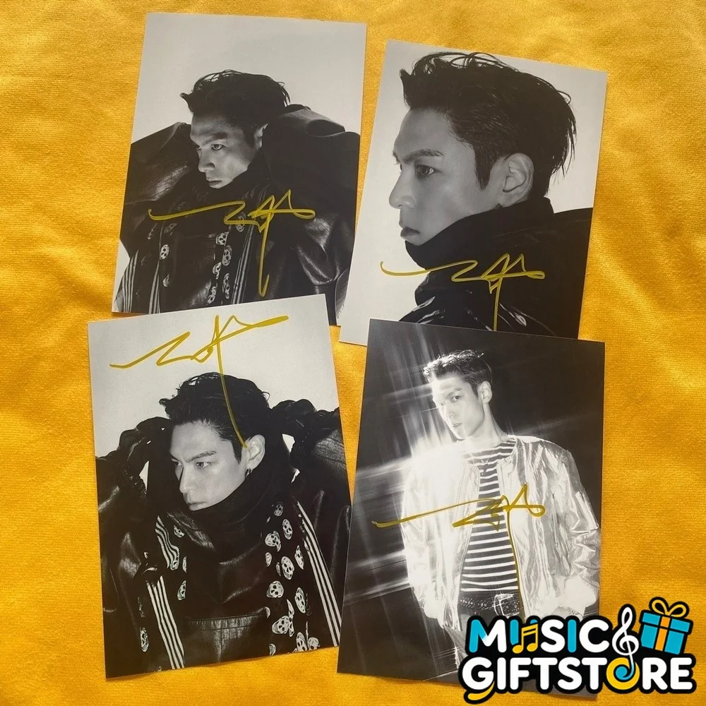 BIGBANG T.O.P TOP Autographed Signed Photo PIcture K-POP Collection 4*6 2026 #MU, изображение 2