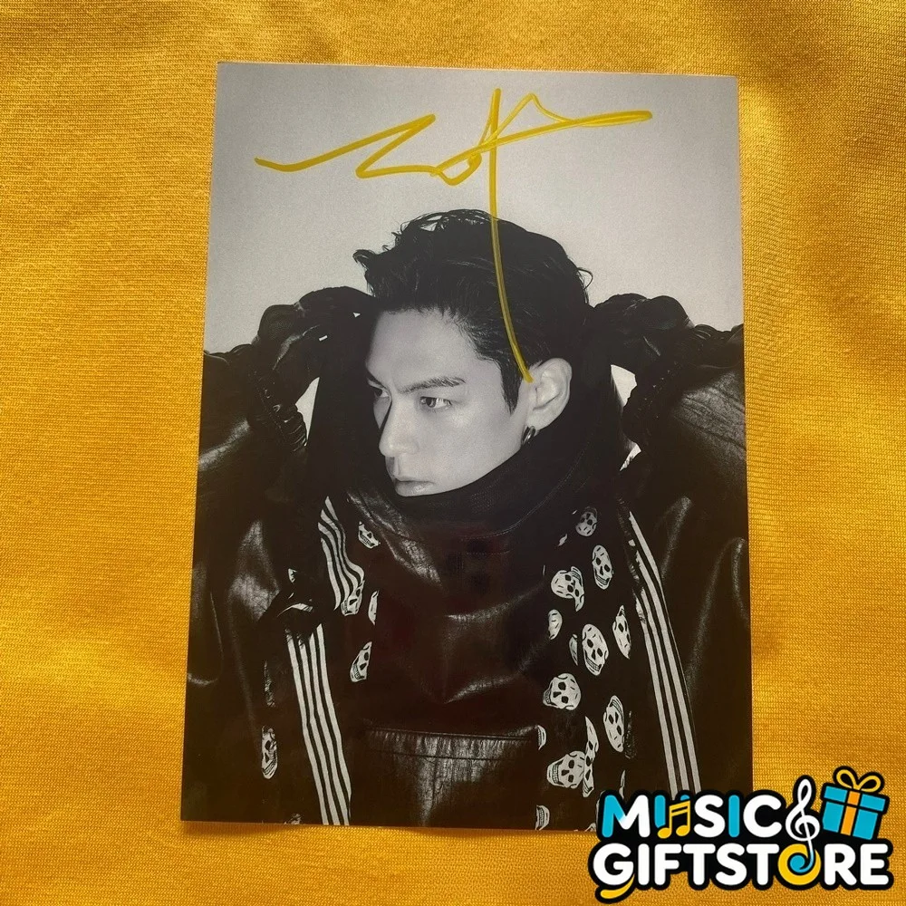 BIGBANG T.O.P TOP Autographed Signed Photo PIcture K-POP Collection 4*6 2026 #MU, изображение 4