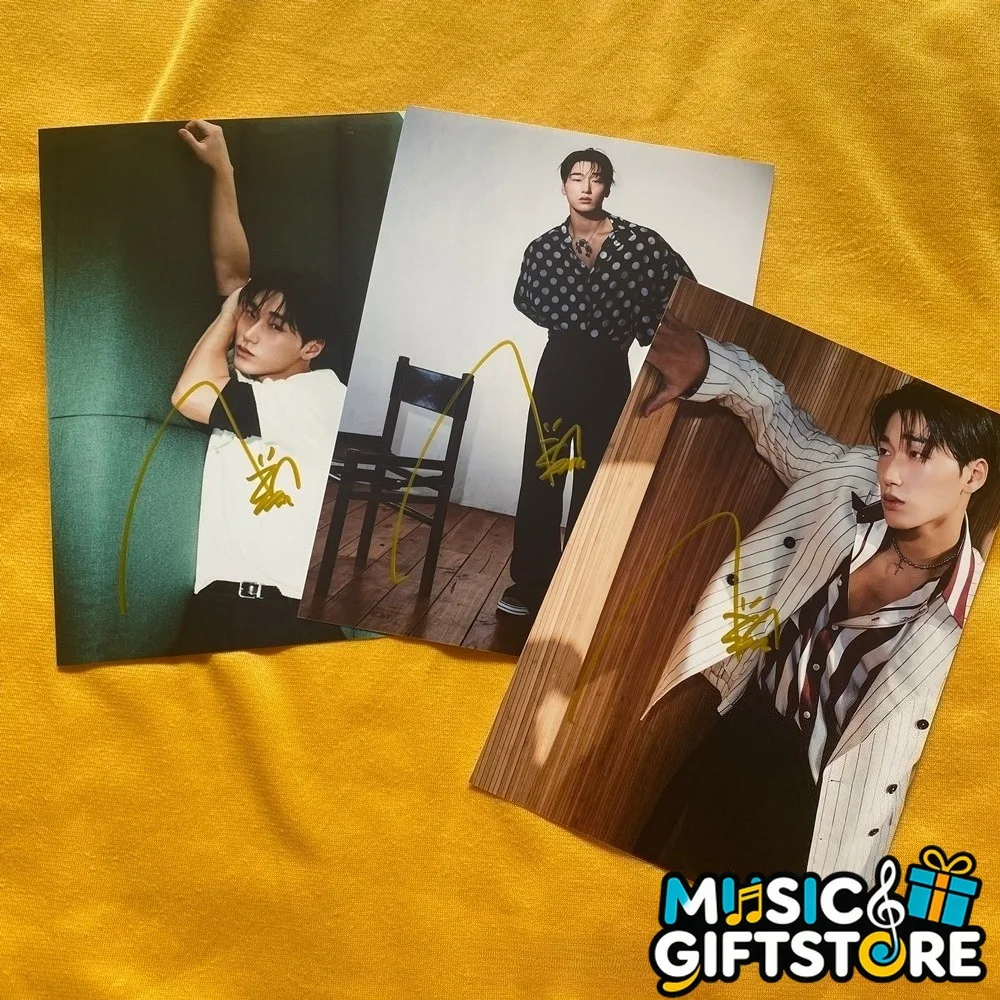 ATEEZ SAN Autographed Signed Photo 4*6 K-POP Collection 2026 #MUGS, изображение 2
