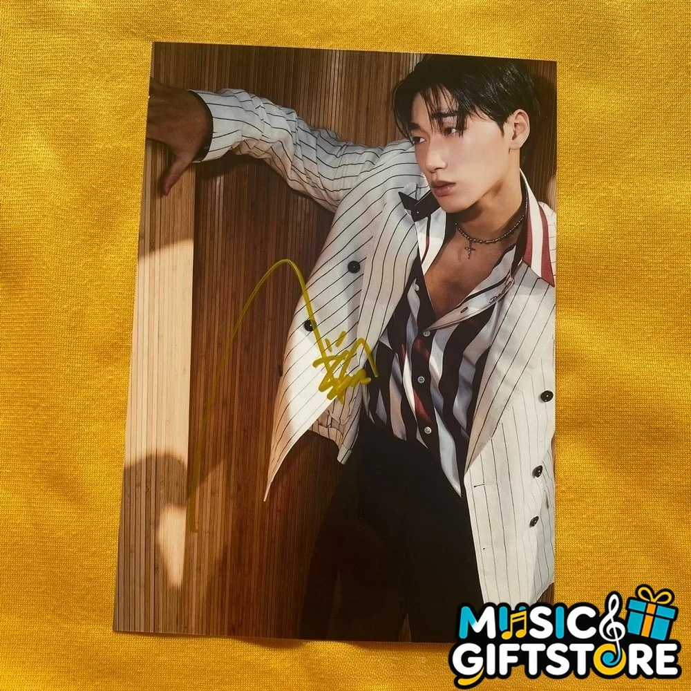 ATEEZ SAN Autographed Signed Photo 4*6 K-POP Collection 2026 #MUGS, изображение 3