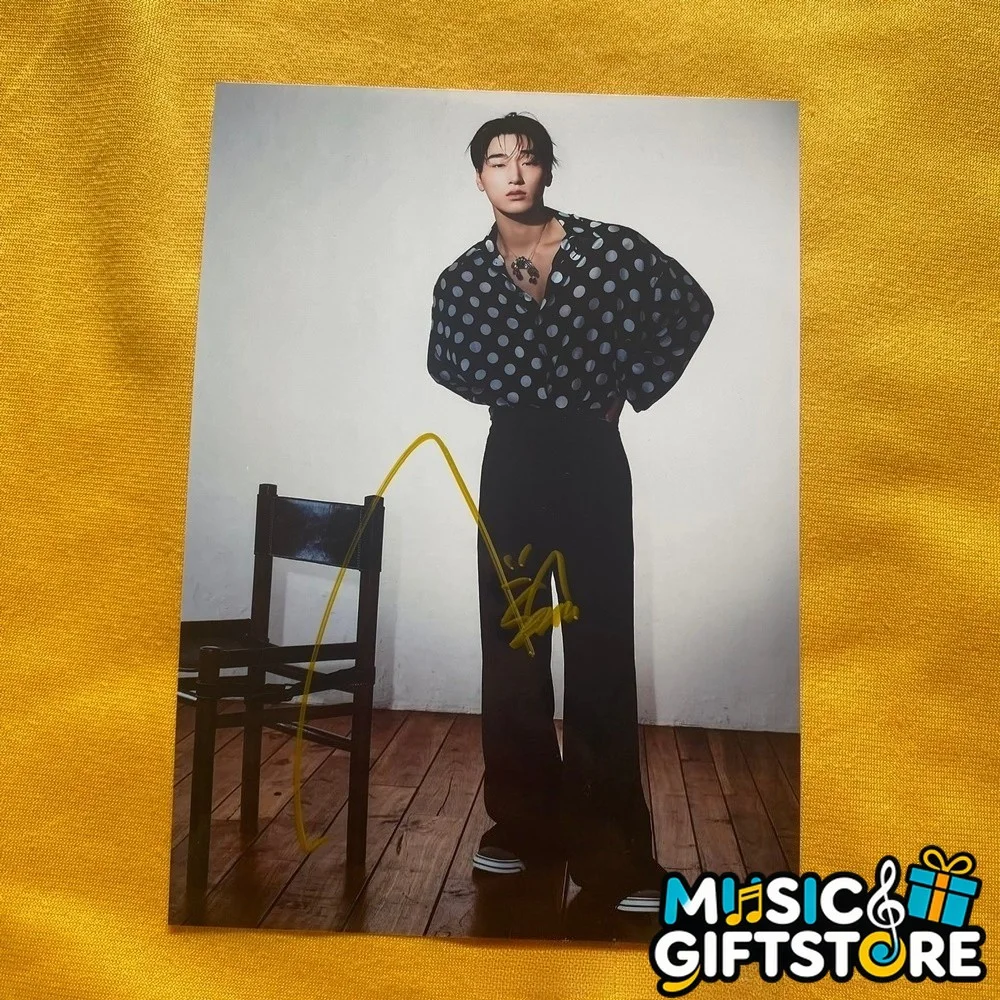 ATEEZ SAN Autographed Signed Photo 4*6 K-POP Collection 2026 #MUGS, изображение 4