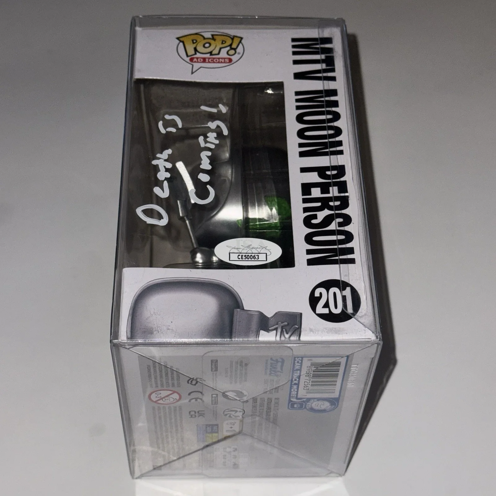 Funko Pop MTV Moon Person #201 Signed by Jeffrey Reddick JSA Authenticated, image 2