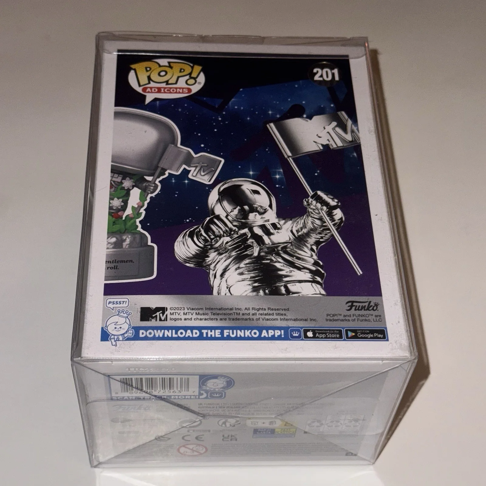 Funko Pop MTV Moon Person #201 Signed by Jeffrey Reddick JSA Authenticated, image 3