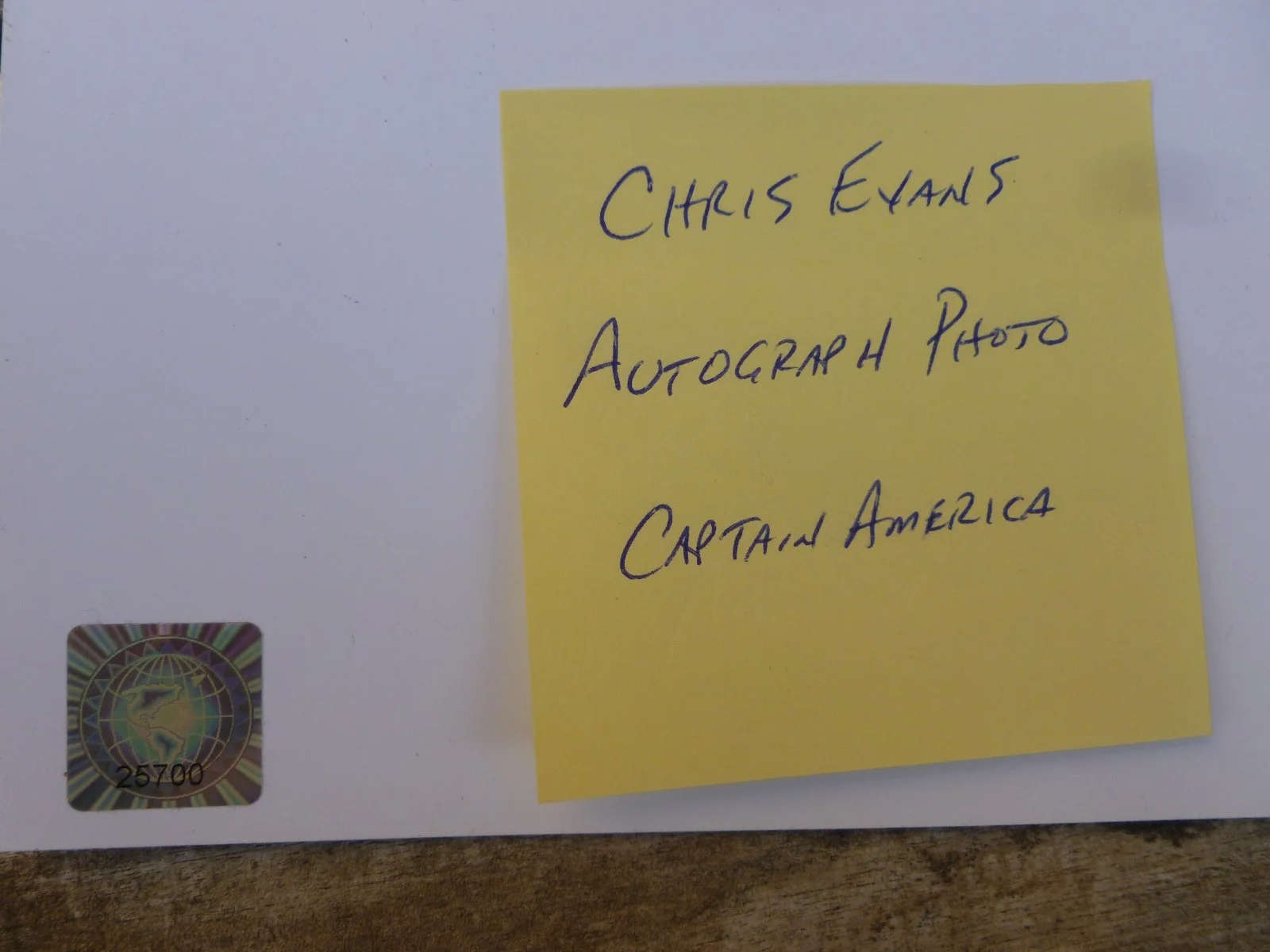 Chris Evans — Chris Evans,"Captain America" Signed 8X10 W/Holo`g #`d, COA, image 2