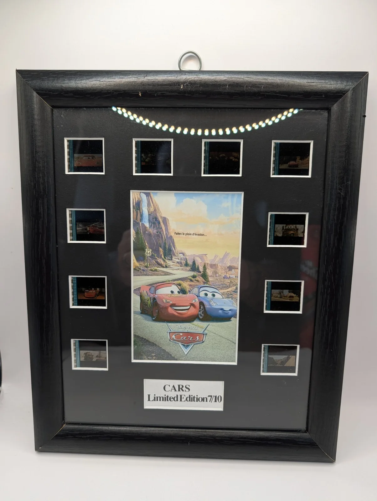 Disneys Cars 10"x8" 35mm Film Cell Display Limited Edition 7/10 Framed With COA, изображение 2