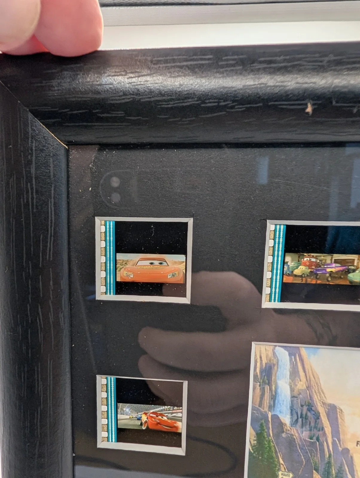 Disneys Cars 10"x8" 35mm Film Cell Display Limited Edition 7/10 Framed With COA, изображение 5