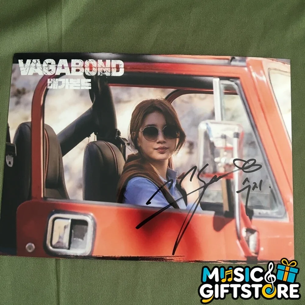 VAGABOND Lee Seung Gi Bae Suzy Bae Sue Ji Autographed Signed Photo 4*6 2019 #MUG, image 4