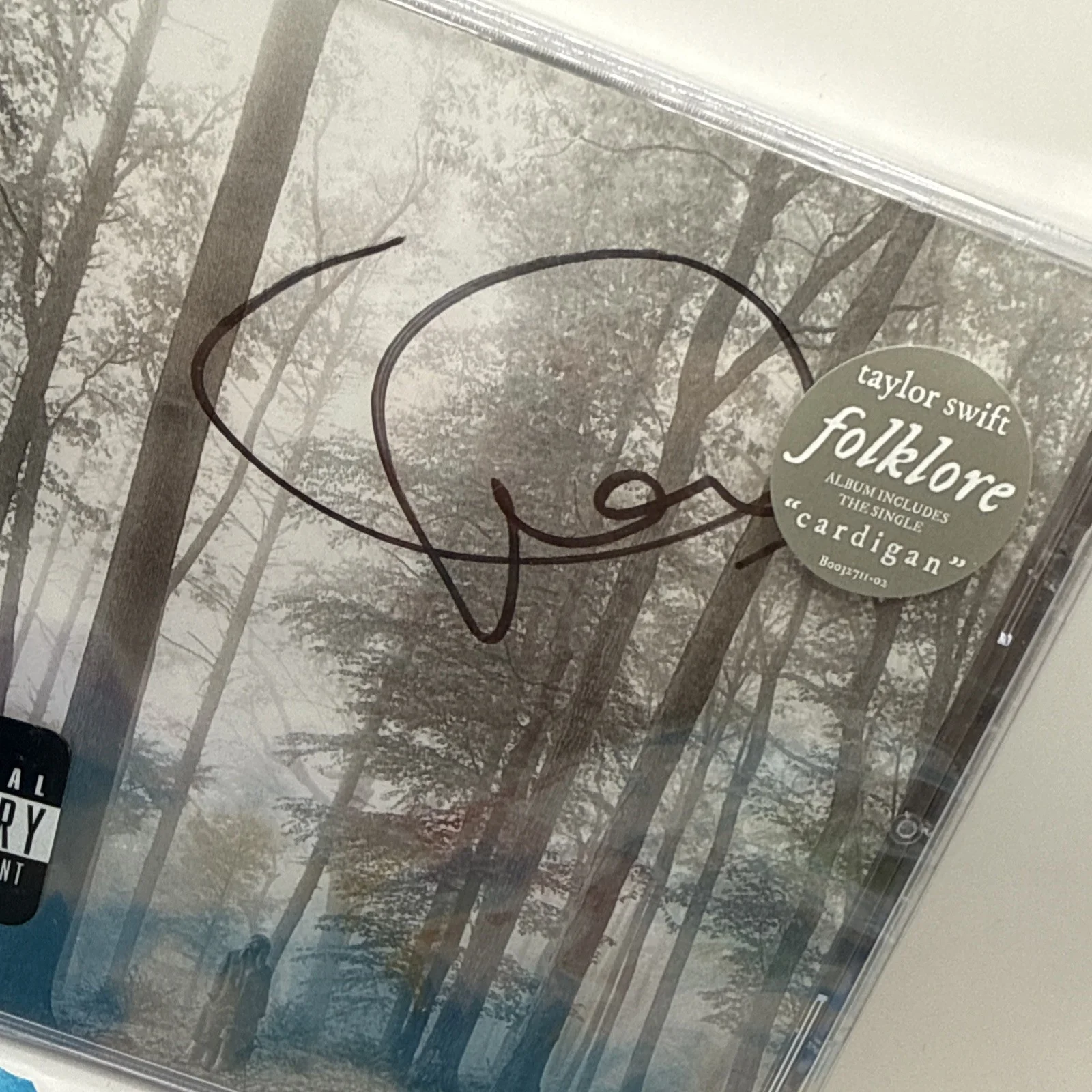 Taylor Swift SIGNED Folklore Dorito Heart CD Authentic New Open, image 2
