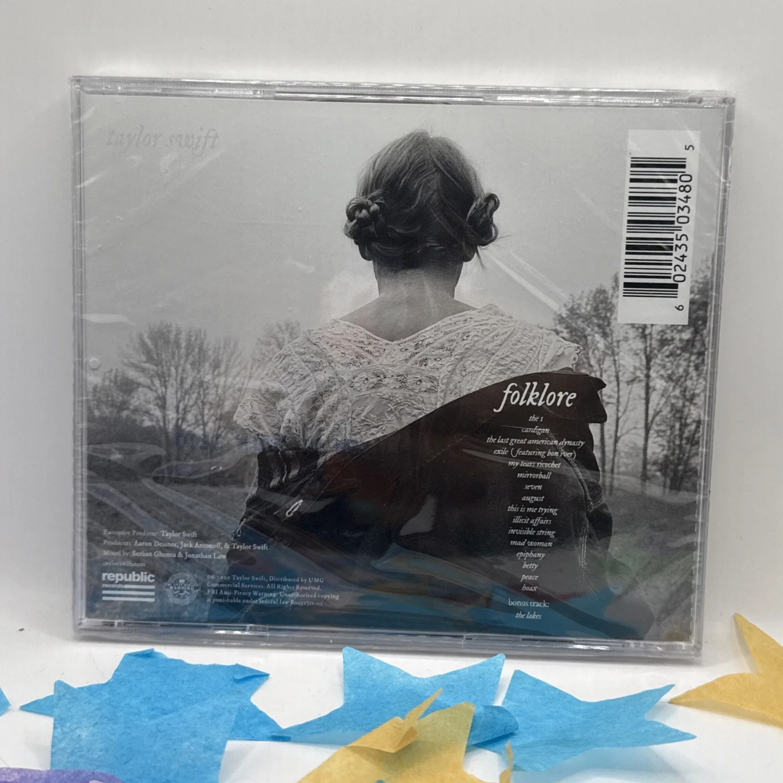Taylor Swift SIGNED W/LONG & LARGE Signature Folklore CD SEALED RARE, изображение 4