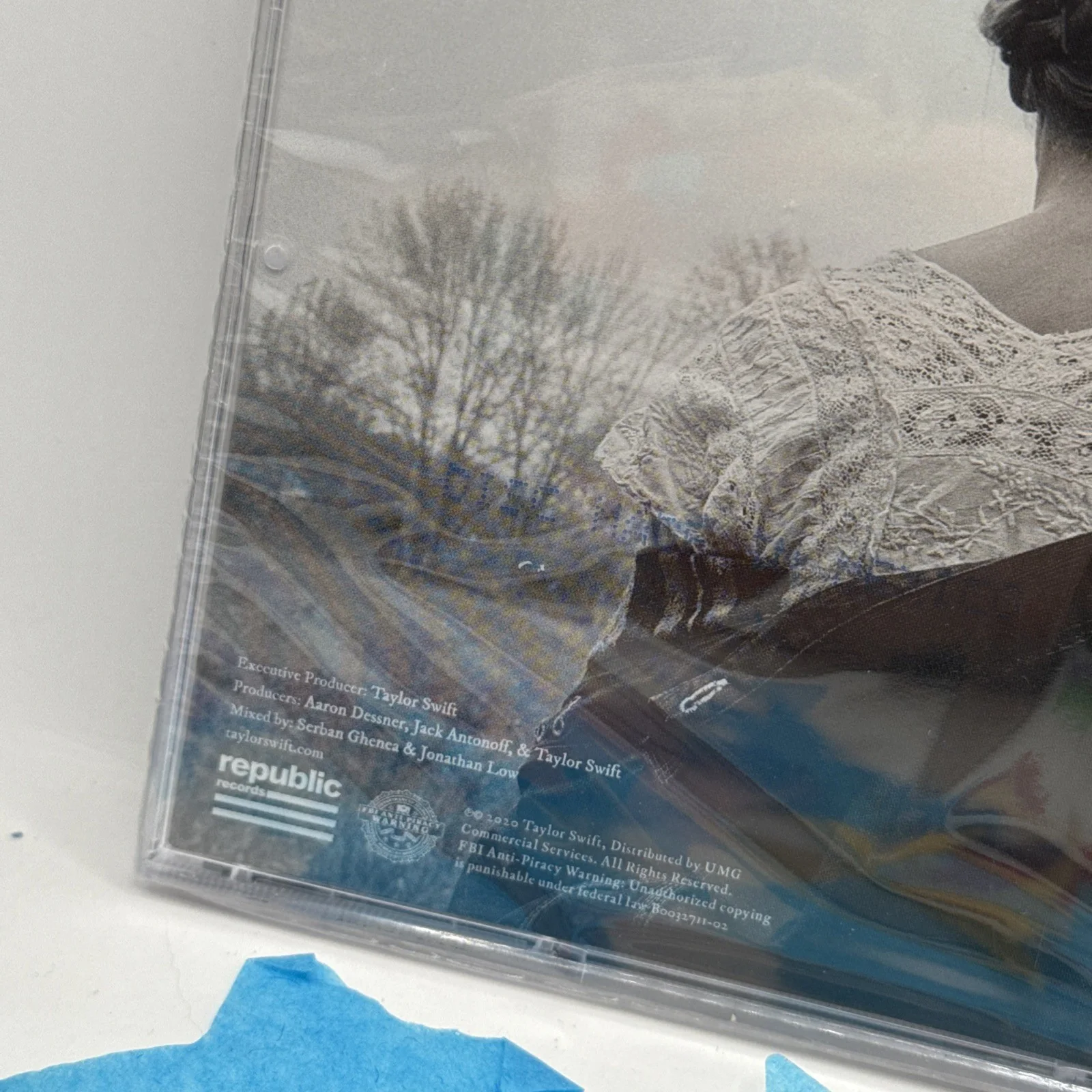 Taylor Swift SIGNED W/LONG & LARGE Signature Folklore CD SEALED RARE, изображение 5