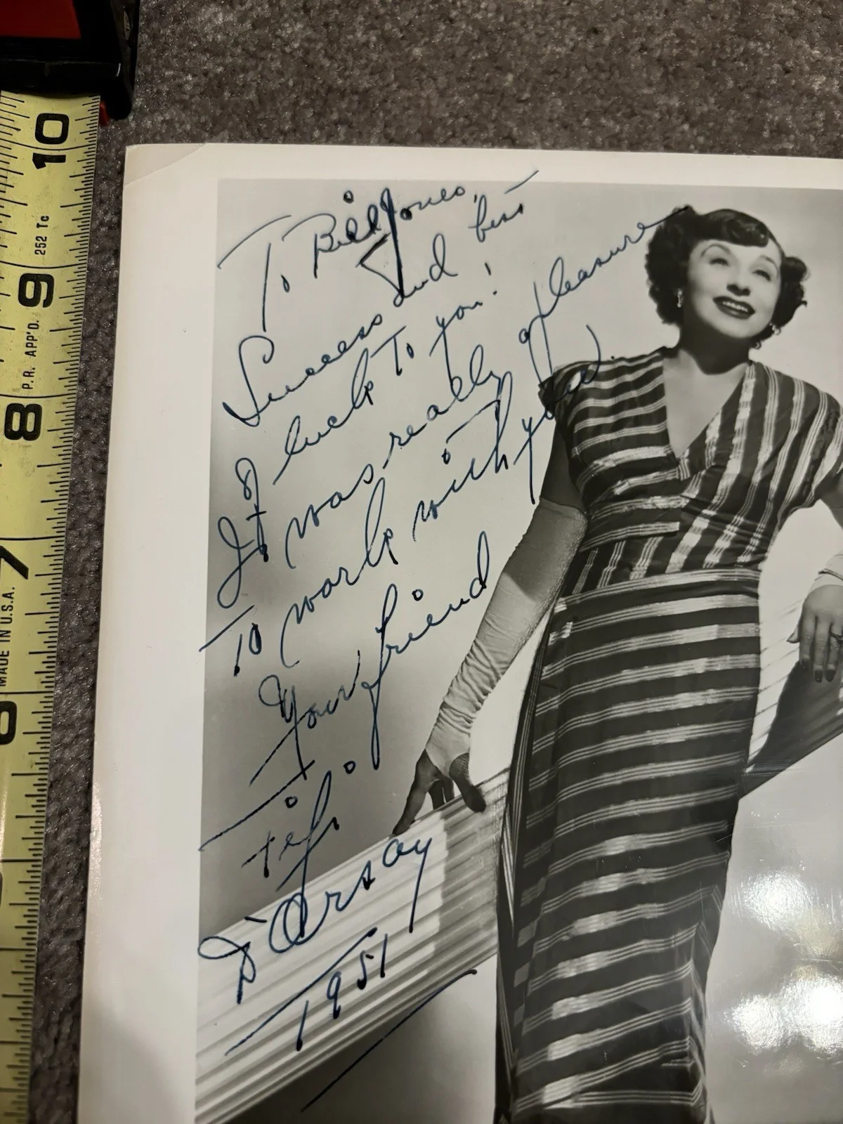 Fifi D’orsay Movie Actress Signed Autograph 8x10 Photo Please Read, image 4