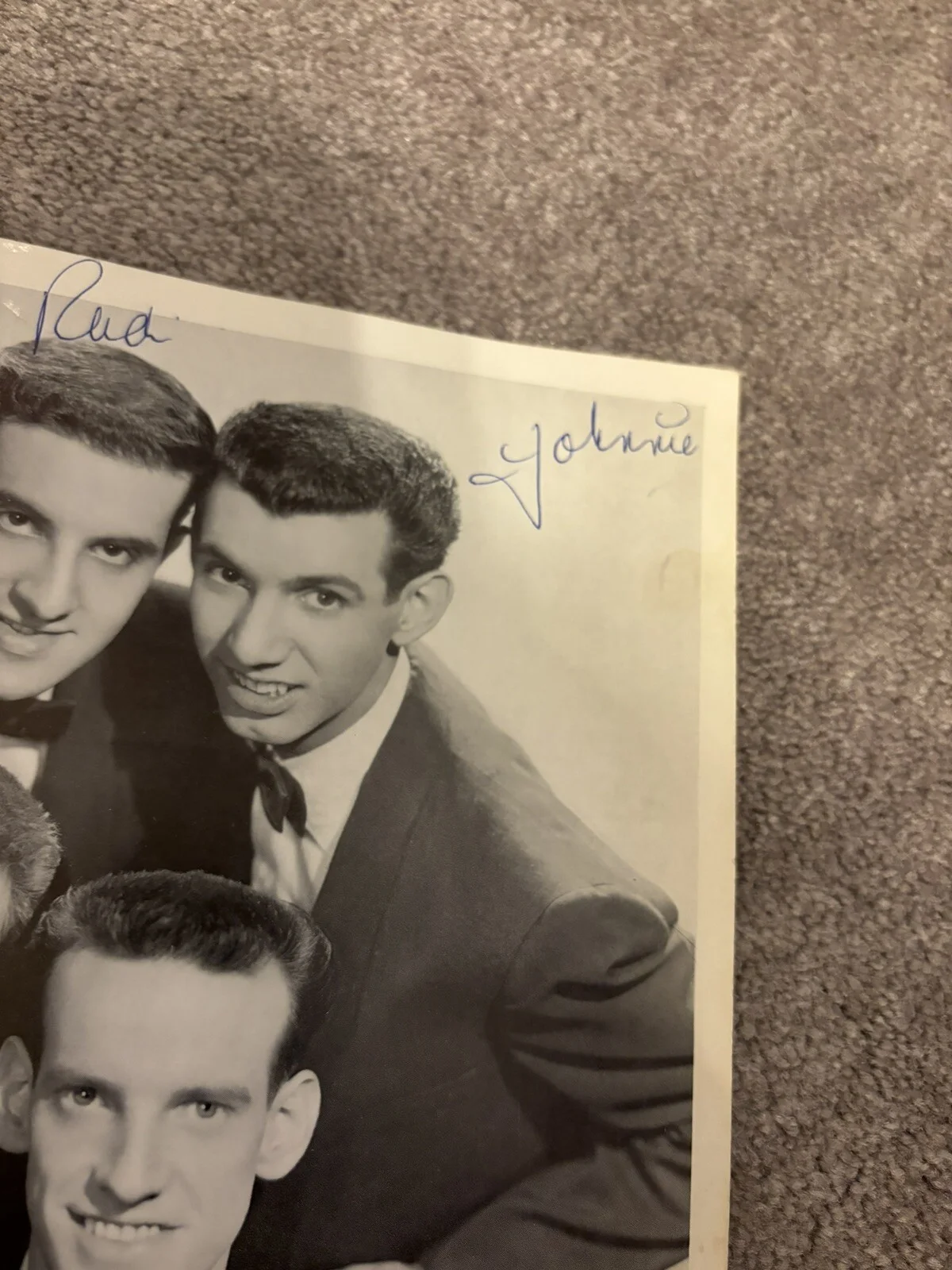 The Crew Cuts Music Band Signed Autograph Vintage 8x10 Promo Photo Please Read, image 3