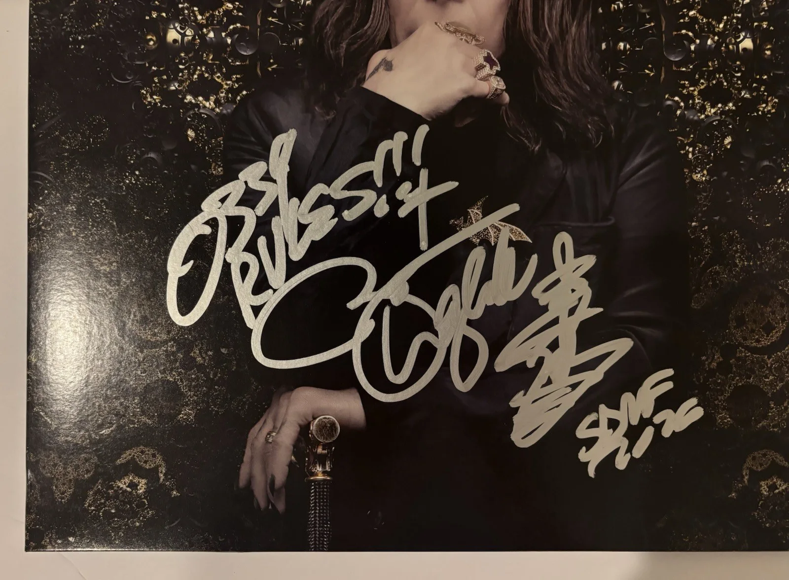 Zakk Wylde Autographed/Signed Ozzy Osbourne Patient Number 9 Vinyl Exact Proof!, image 3